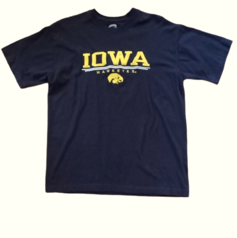 Cadre black Iowa Hawkeyes embroidered tshirt